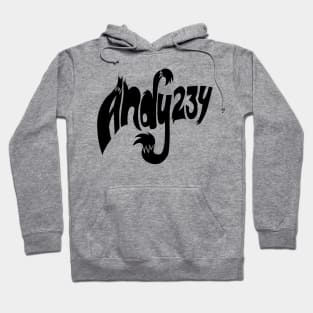 andy 234 Logo tipography (Black) Hoodie